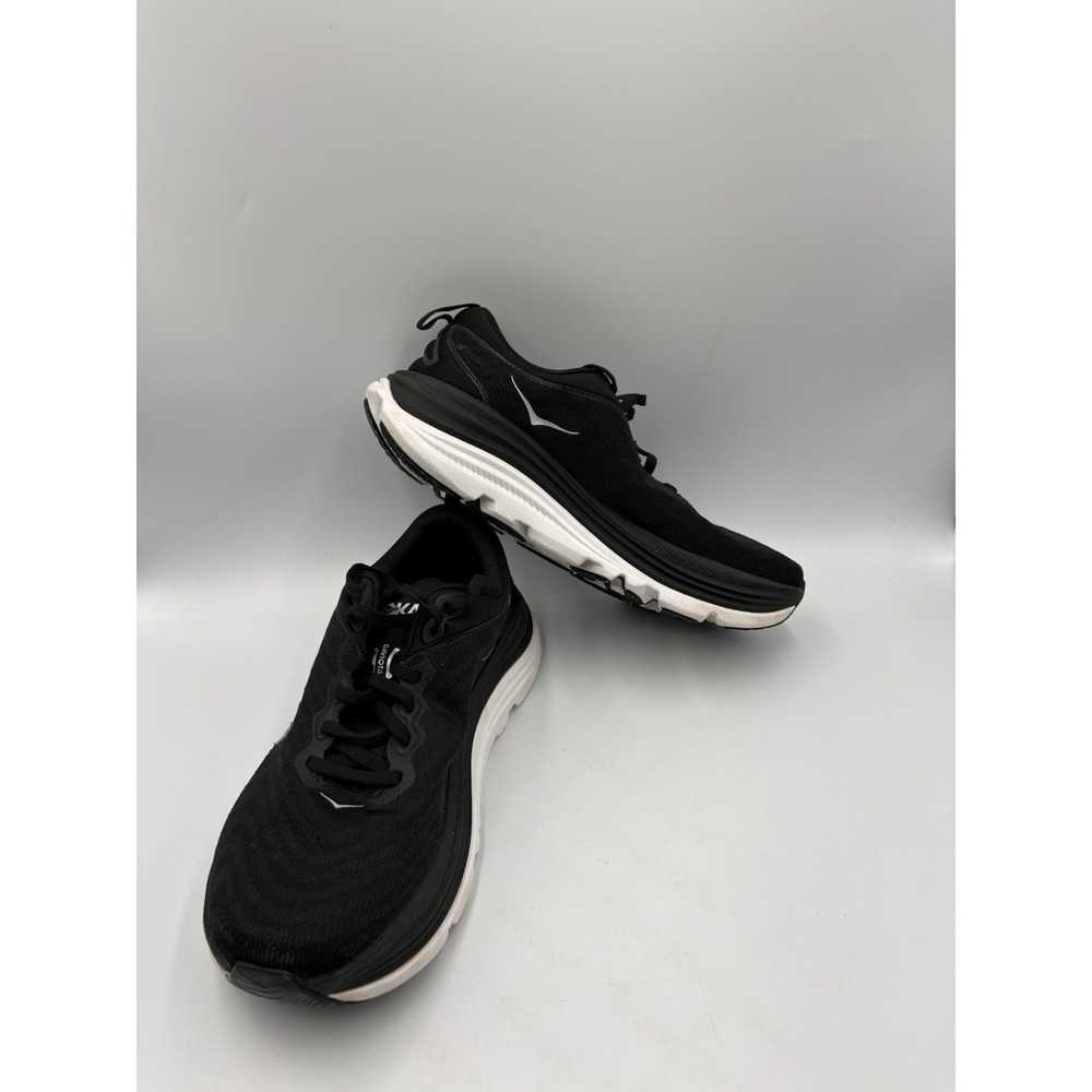 Hoka One One HOKA Gaviota 5 Black White Low Top Mesh Women 8B 1134235-BWHT - Picture 6 of 13